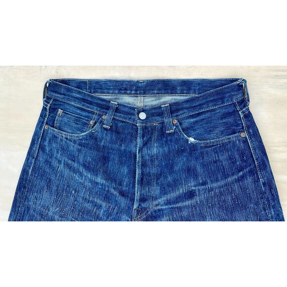 ETERNAL Clothing Japanese Brand Denim Casual Jeans Workwear Men's Blue SIZE‎ OS - Picture 3 of 9